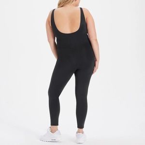 Black Scoop Unitard - girlfriend collective